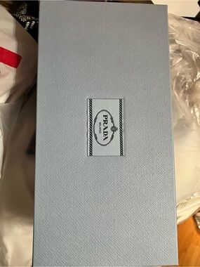 Prada shoe box + dust bag